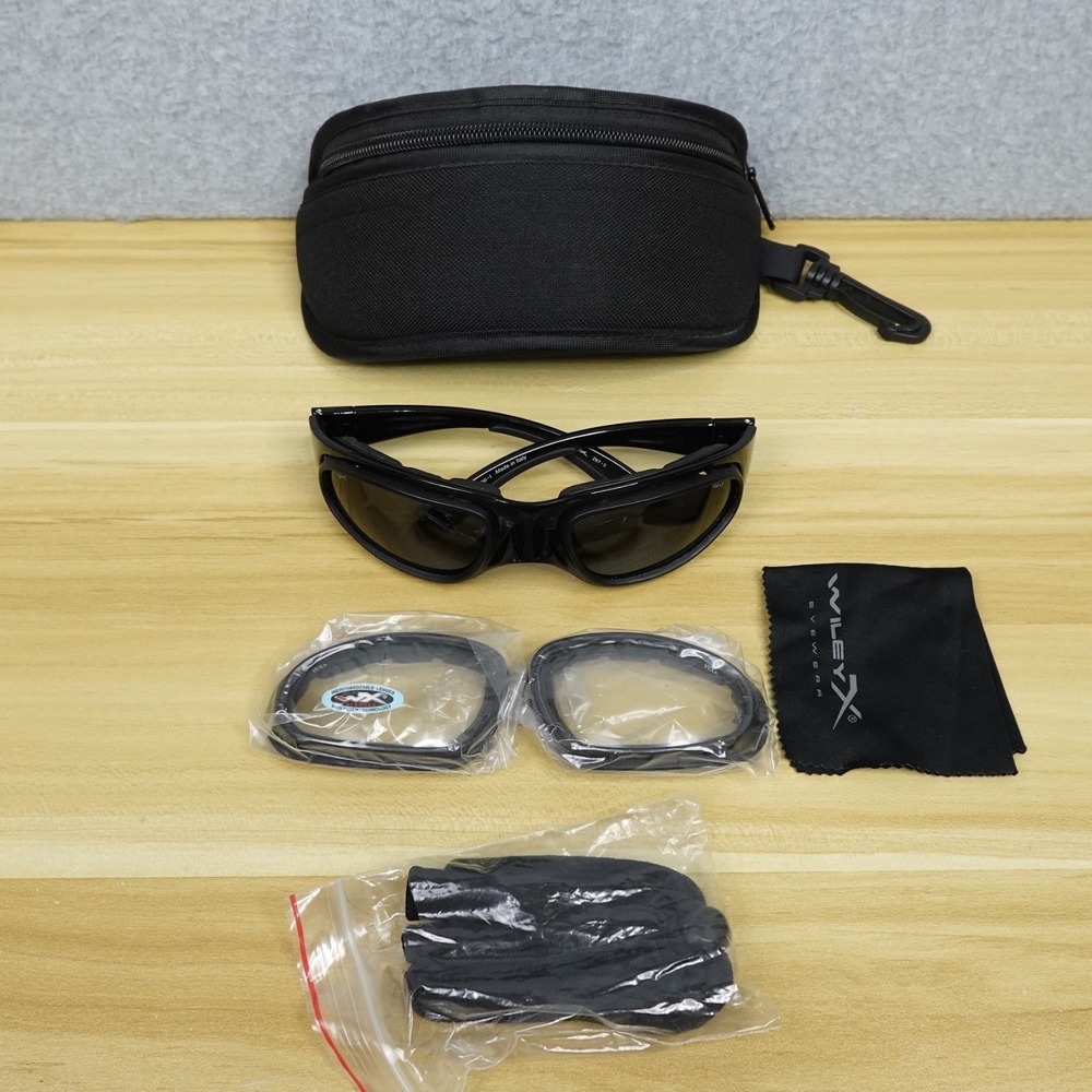 WILEY X Sunglasses Z87-2 Sg-1 Performance Goggles Tactical Lightweight Lens Swap